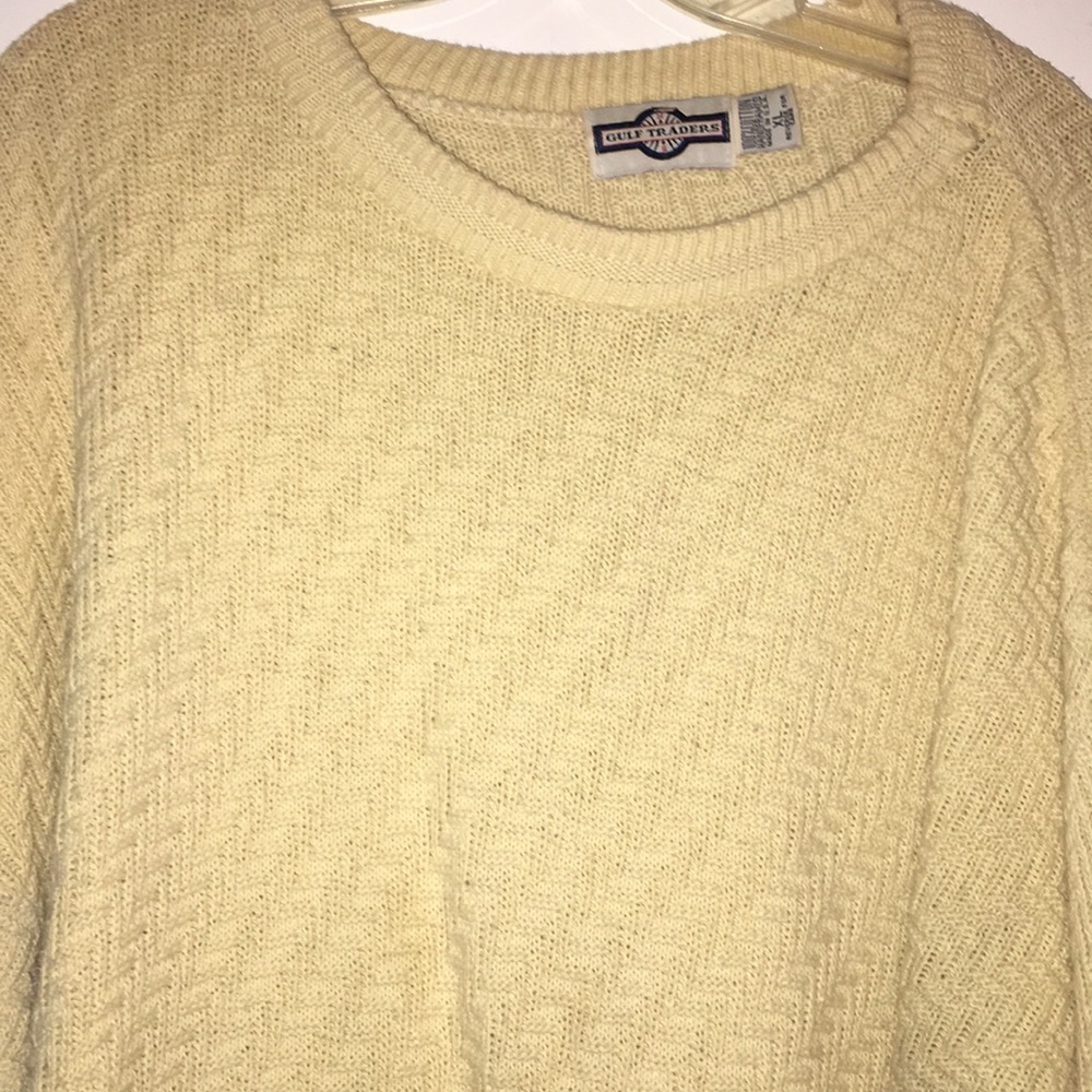 Pale Yellow Oversized Sweater
